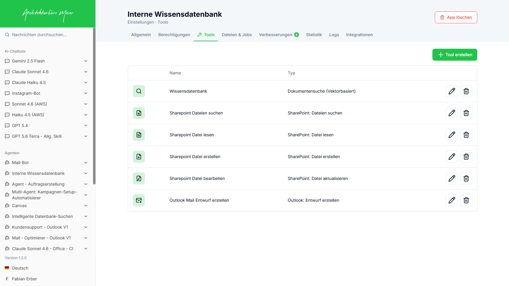 Tools: Dokumentensuche (Vektorbasiert)