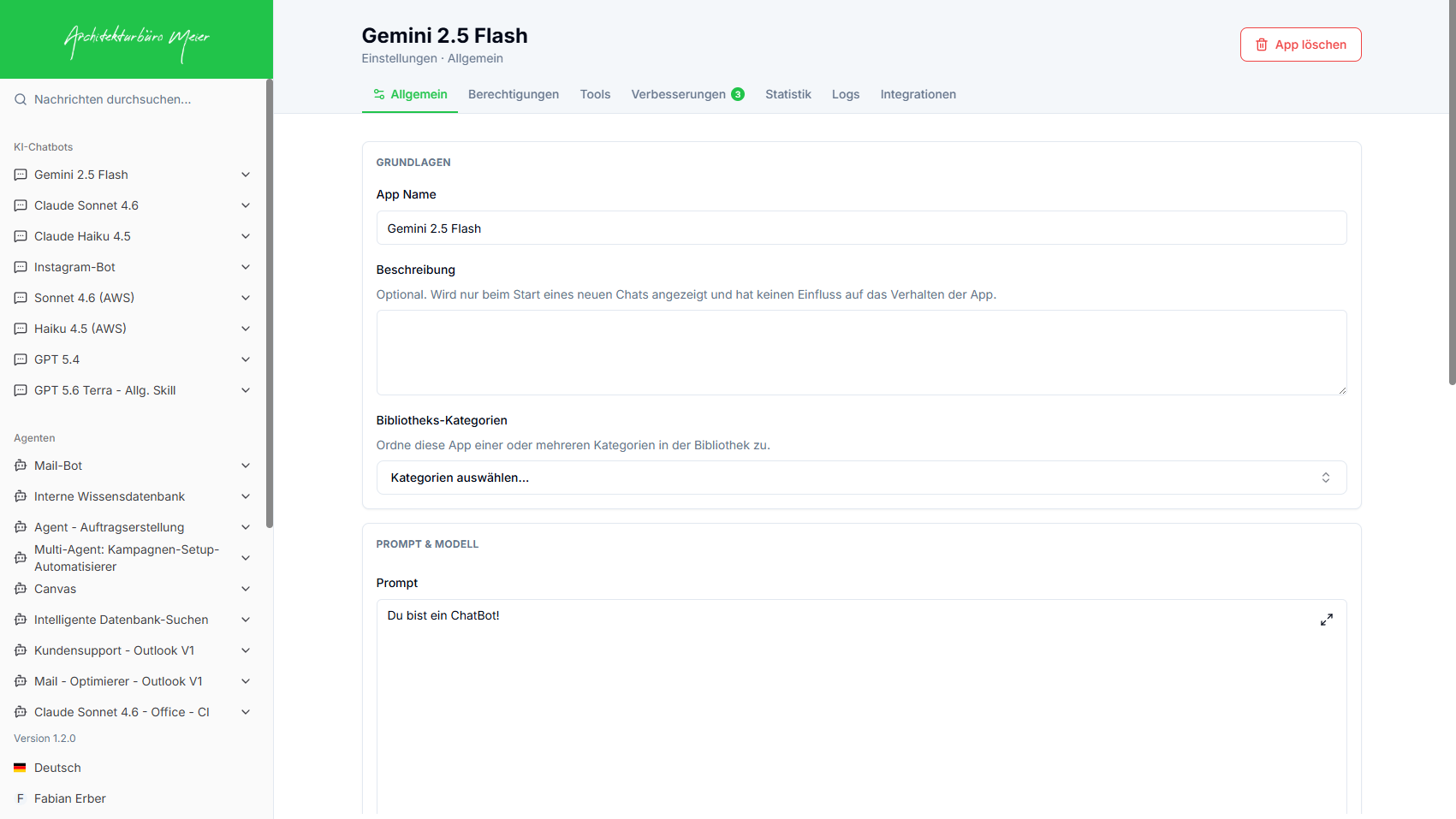 Allgemein: Prompt und Modell